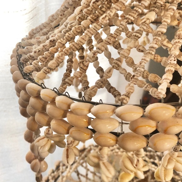 Vintage | Bohemian Seashell Beaded Hanging BOHO - Picture 2 of 6